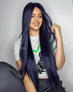 lotta Perike s cipkom mrezicom Kian Blue violet 1679140170830