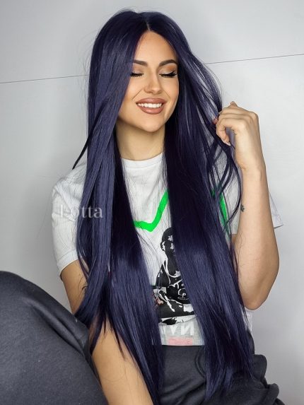 lotta Perike s cipkom mrezicom Kian Blue violet 1679140170830