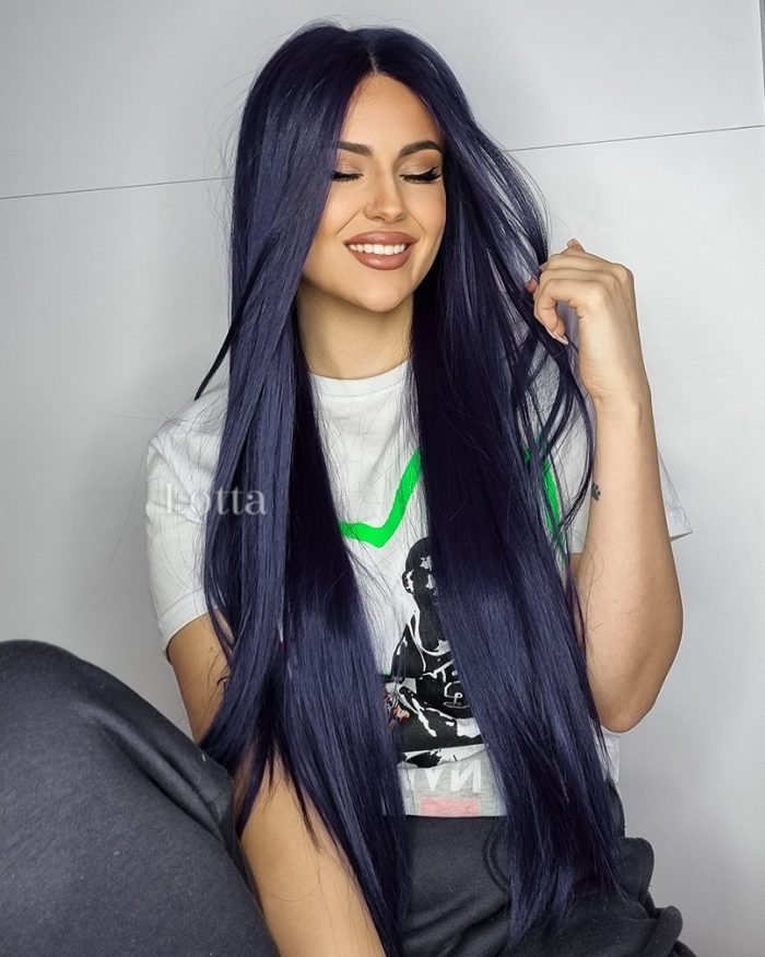 lotta Perike s cipkom mrezicom Kian Blue violet 1679140170830