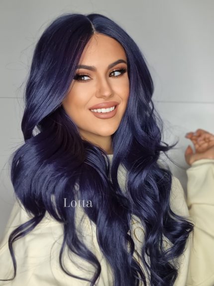lotta Perike s cipkom mrezicom Wilma blue violet 1675196741486