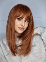 Poluduga perika Kelly Orange 1681997378659